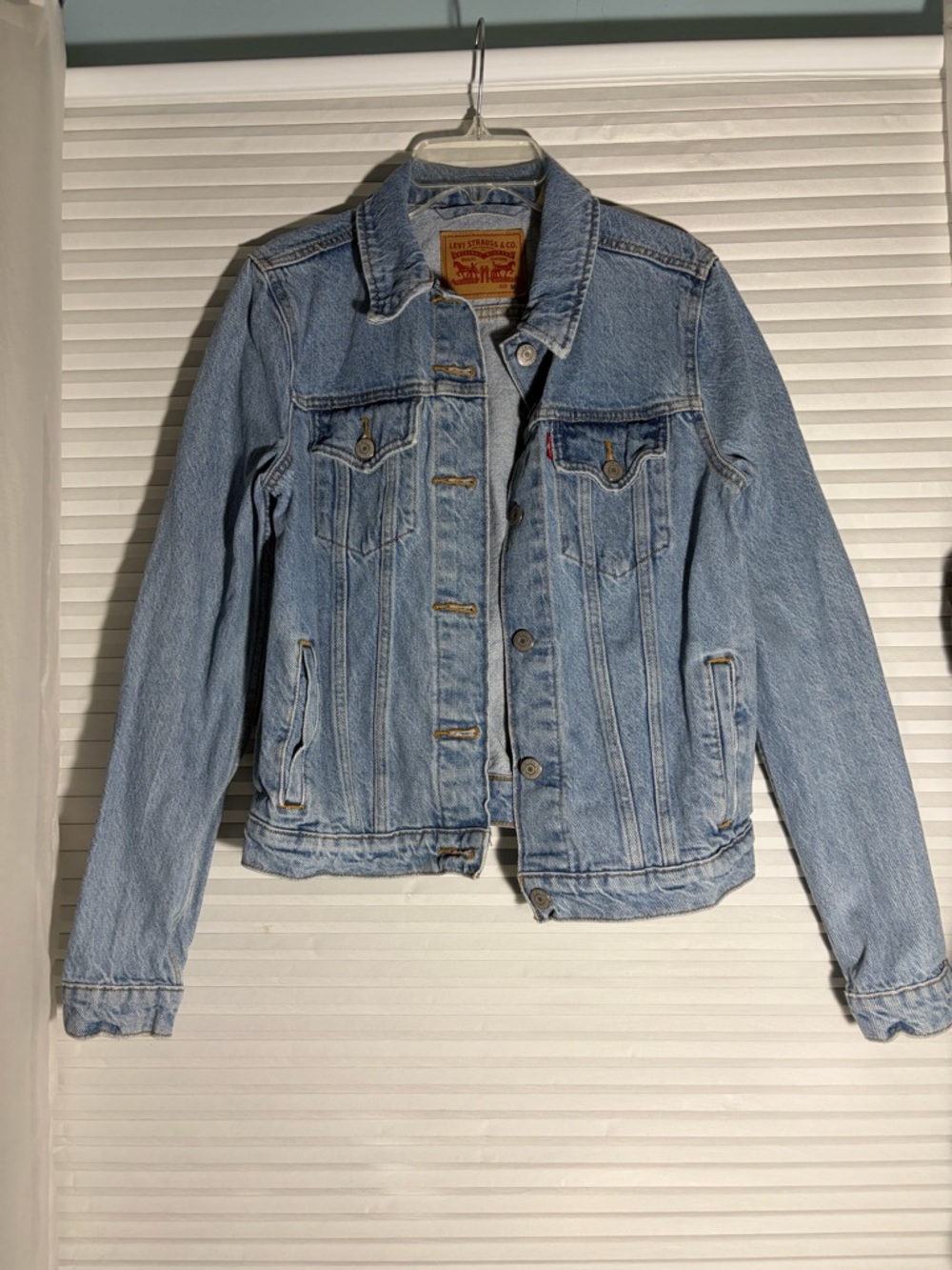 Levi's Vintage-Style Light Wash Blue Denim Jacket